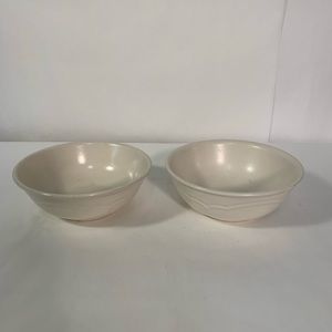 Set 2 Pfaltzgraff Tea Rose cereal bowls USA